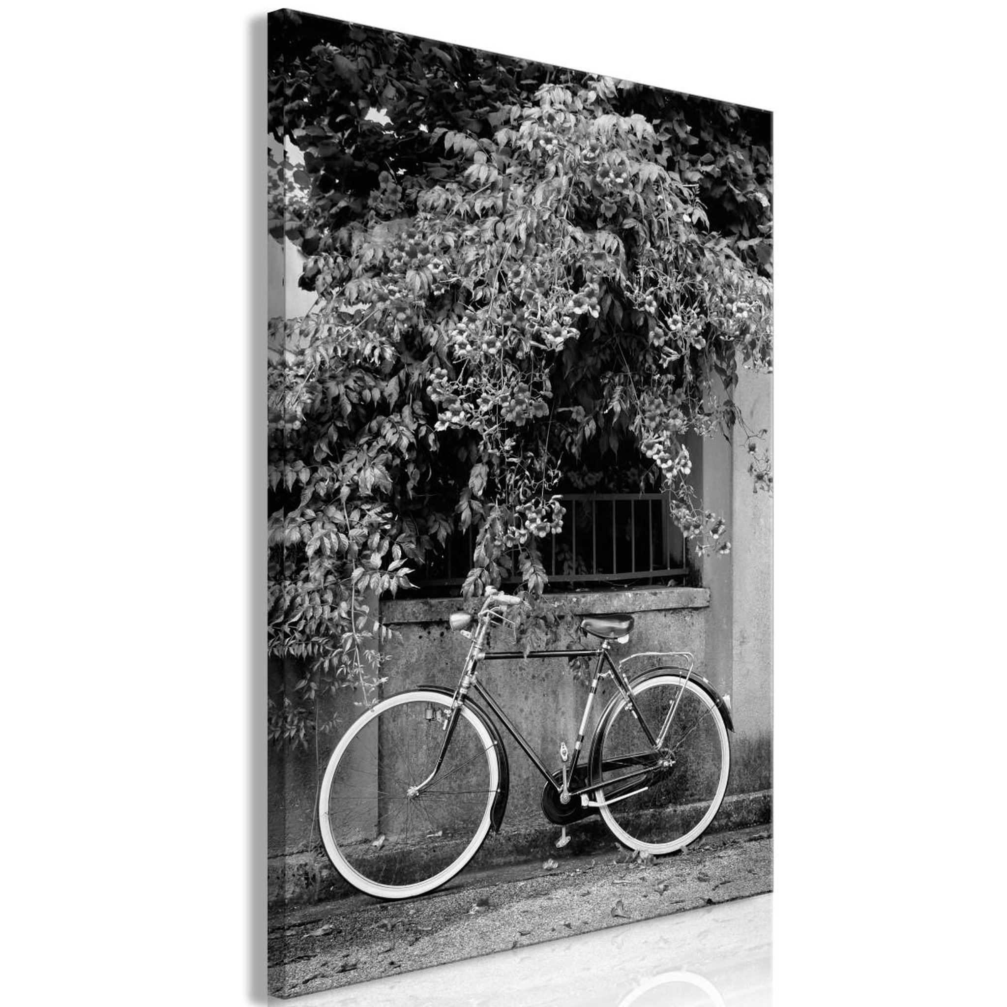 Paris Prix Tableau imprimé  bicycle & flowers. Coloris disponibles : Multicolore