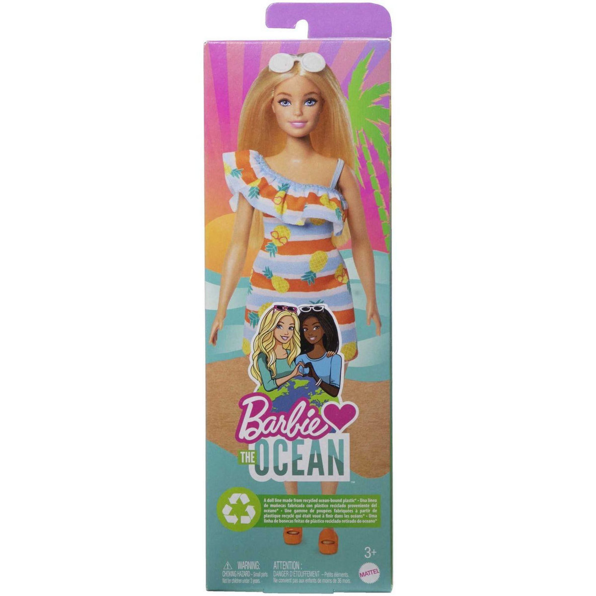 MATTEL Poupée Barbie aime l'océan Blonde