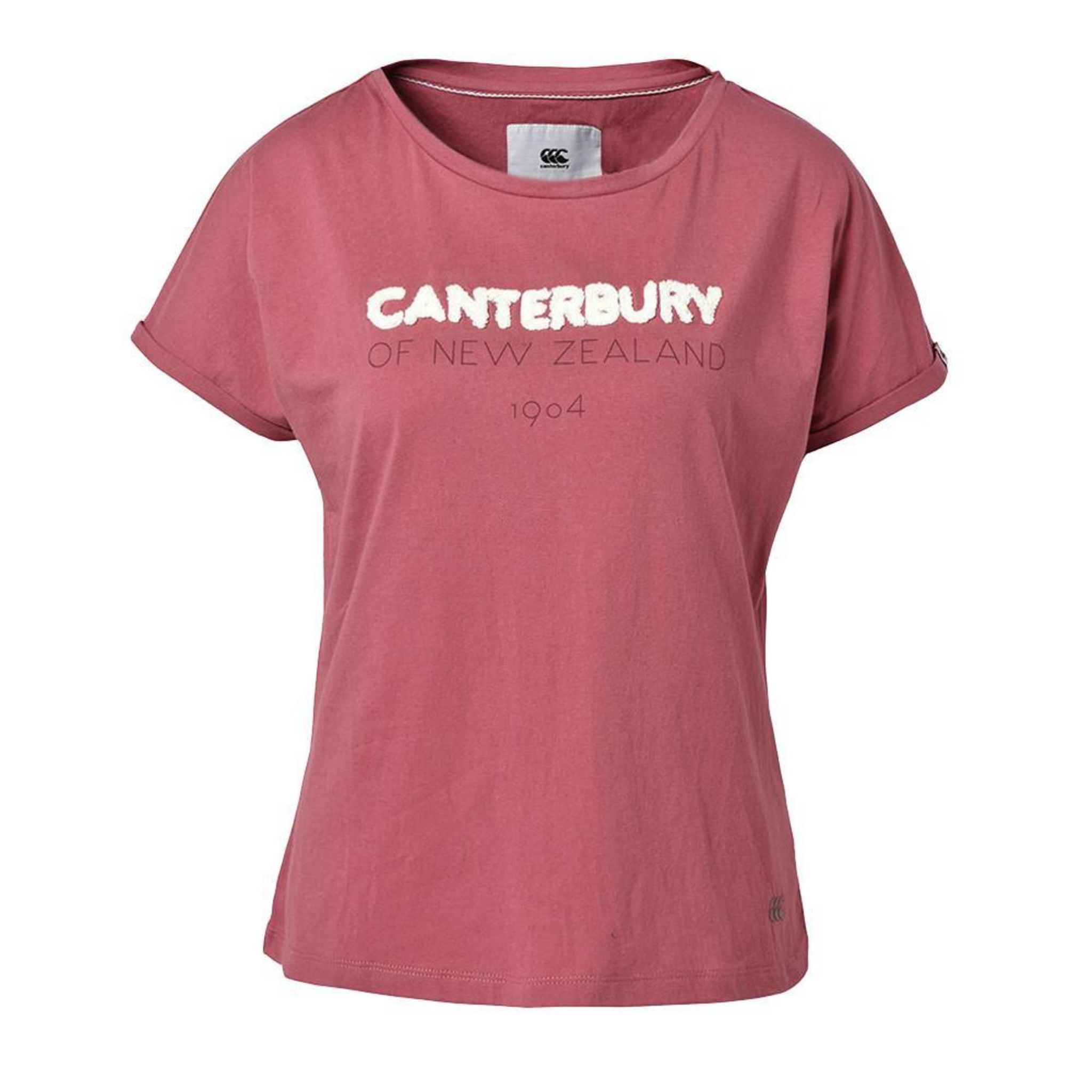 CANTERBURY T-shirt  Femme Canterbury Heritage. Coloris disponibles : Rose
