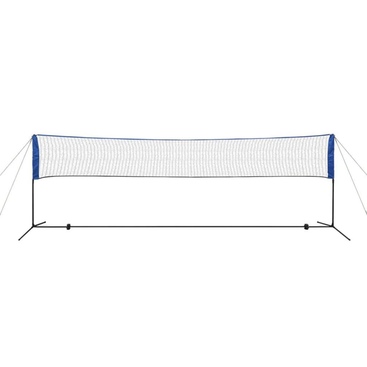 VIDAXL Filet de badminton avec volants 500 x 155 cm