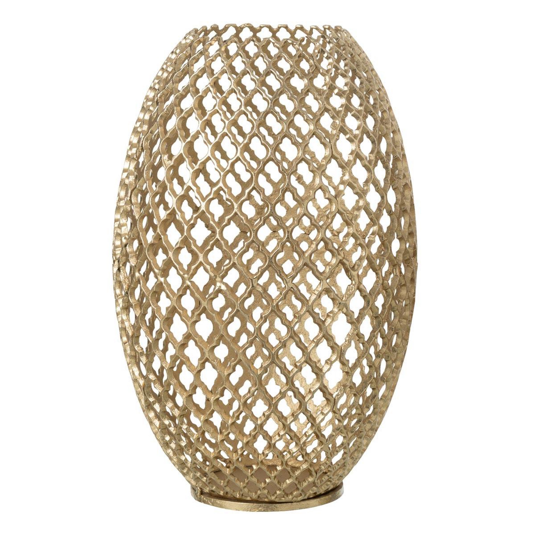 J-LINE Vase déco en métal  night  49cm doré