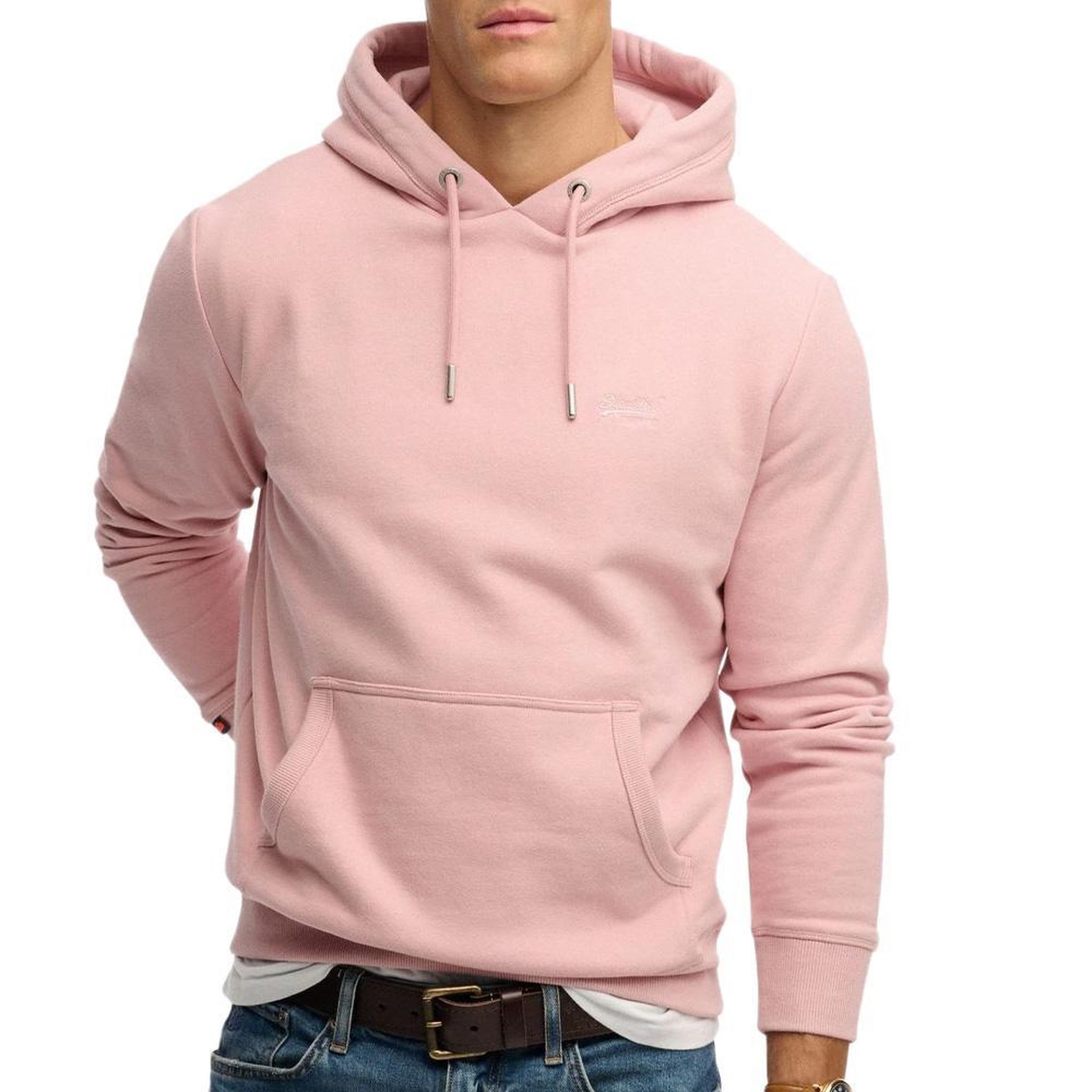 SUPERDRY Sweat Rose Homme Superdry Essential Logo. Coloris disponibles : Rose