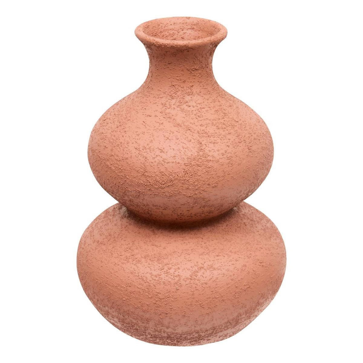 ATMOSPHERA Vase Design en Céramique  Ezia  23cm Terracotta