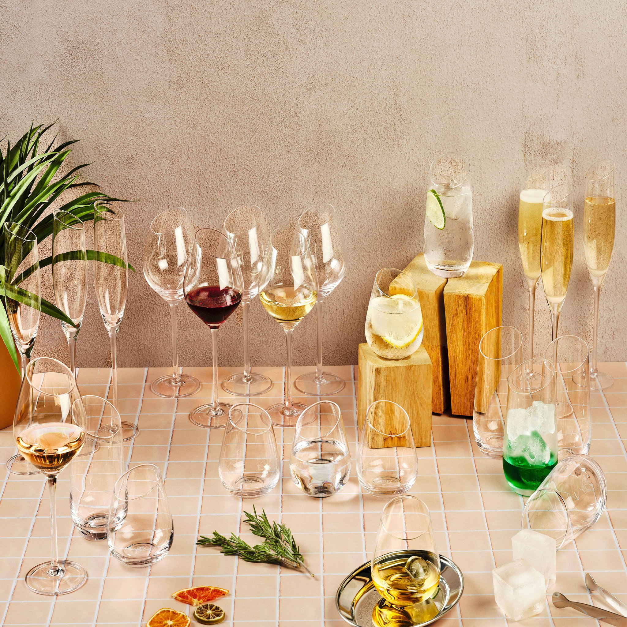 BJORN Set de verres complet sväva - 24 pièces