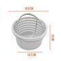 Voir la diapositive 2 : LINXOR Panier rond pour skimmer de piscine - Diam 18.8 cm - Blanc