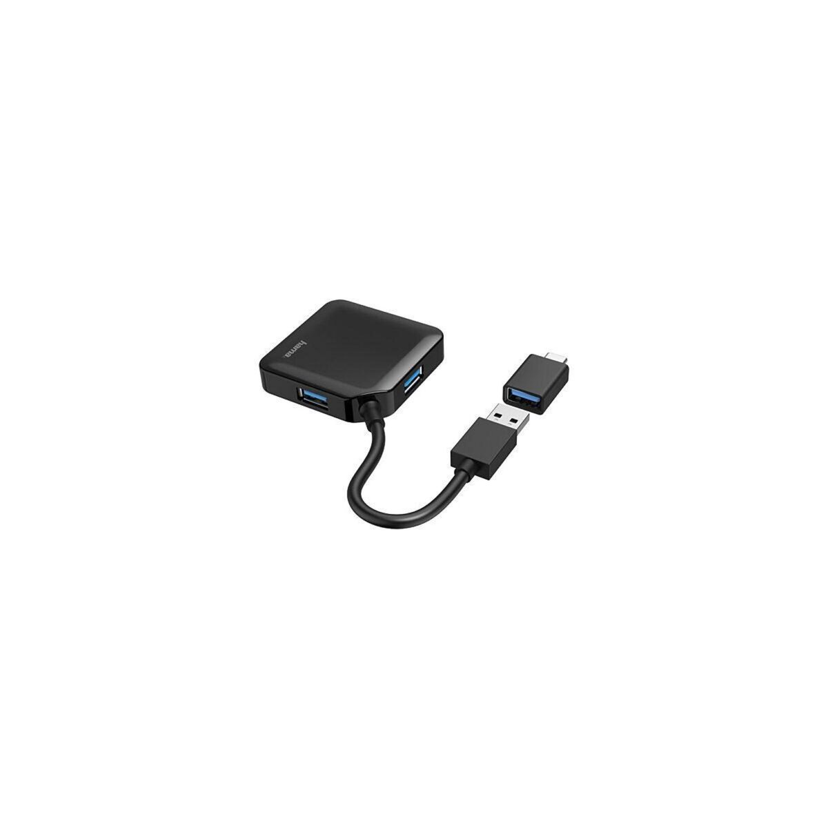 Hama HUB 4 ports USB-A 3.2 + ADAPT USB-C NR