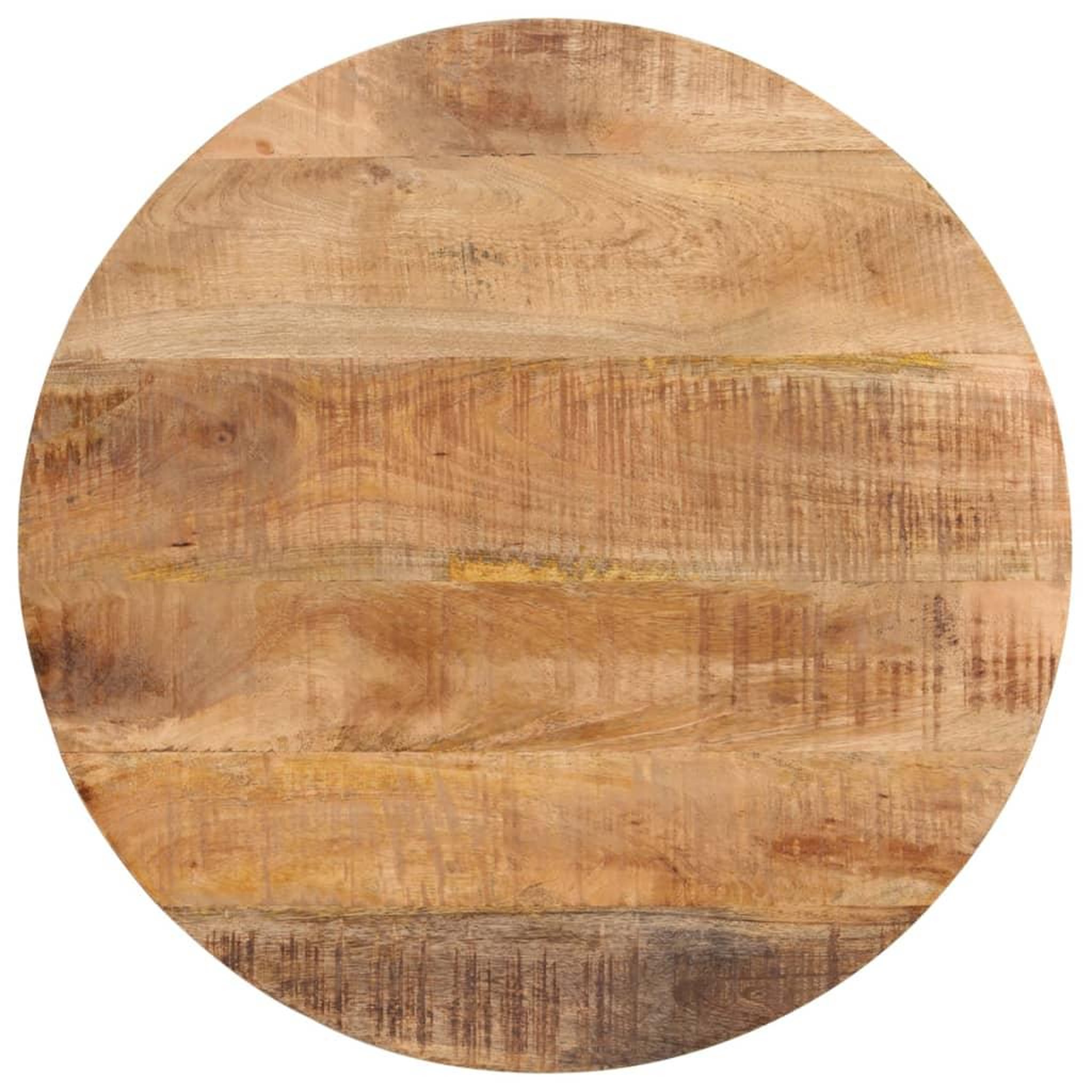 Voir la diapositive 4 : VIDAXL Table basse 54x54x35 cm bois de manguier solide et fer