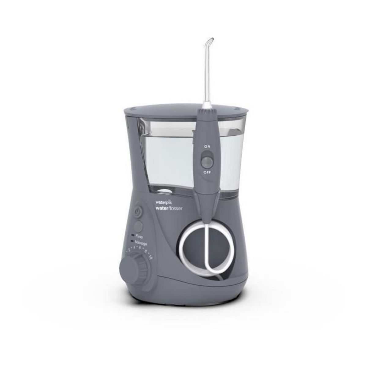 Waterpik Jet Dentaire - WATERPIK - WP-667 Ultra Professionnel - Gris - 10 Niveaux de pression - 7 Embouts inclus