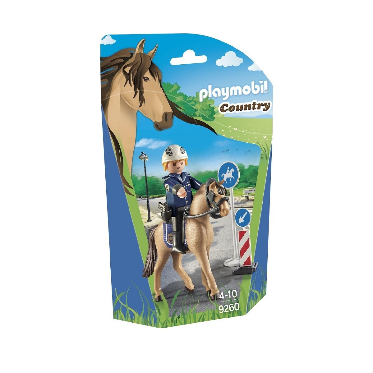 PLAYMOBIL 9260 Policier avec cheval 
