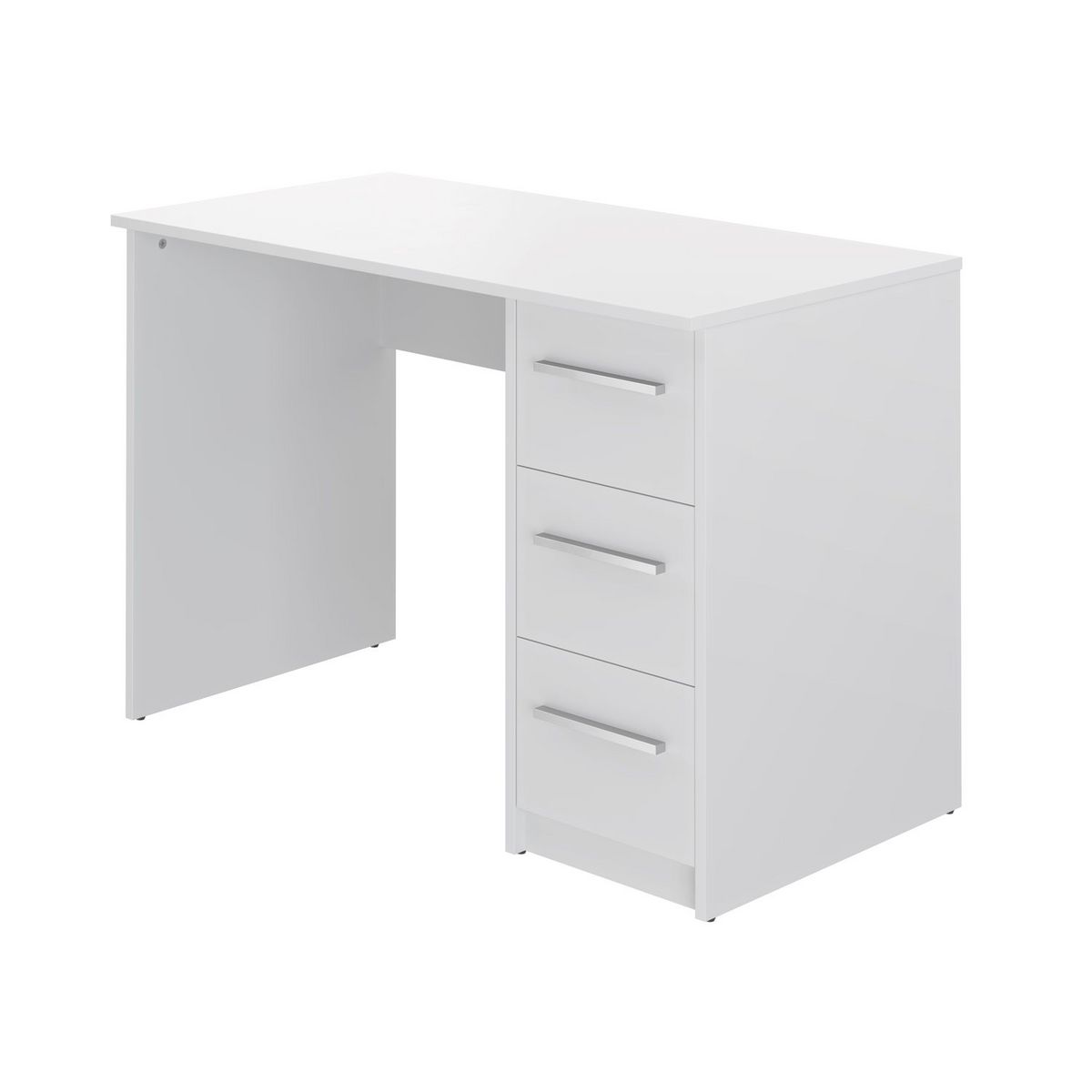 Bureau droit 3 tiroirs L110cm CARLA