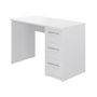 Voir la diapositive 4 : Bureau droit 3 tiroirs L110cm CARLA