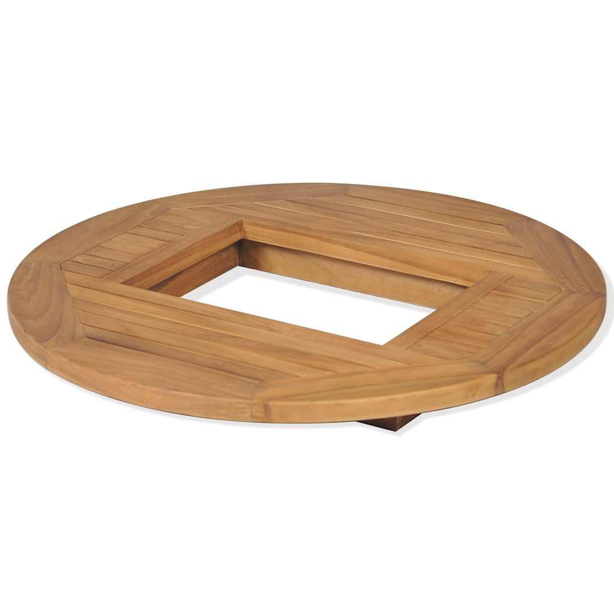 Voir la diapositive 2 : VIDAXL Dessus de table de biere Teck 70 cm