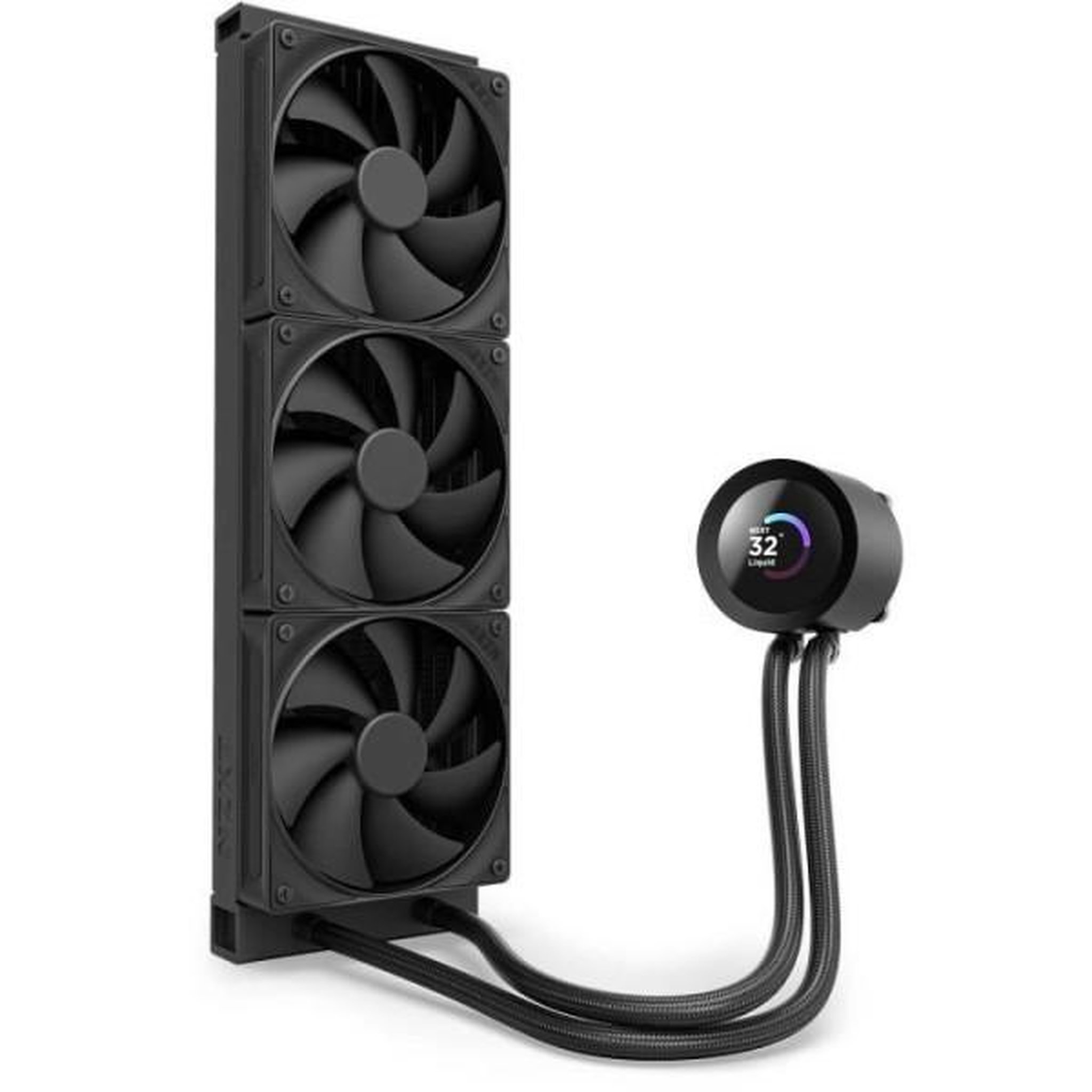 Voir la diapositive 3 : NZXT Watercooling - NZXT - RL-KN360-B2 - Kraken Plus 360 - Écran LCD 1.54 personnalisable - Noir