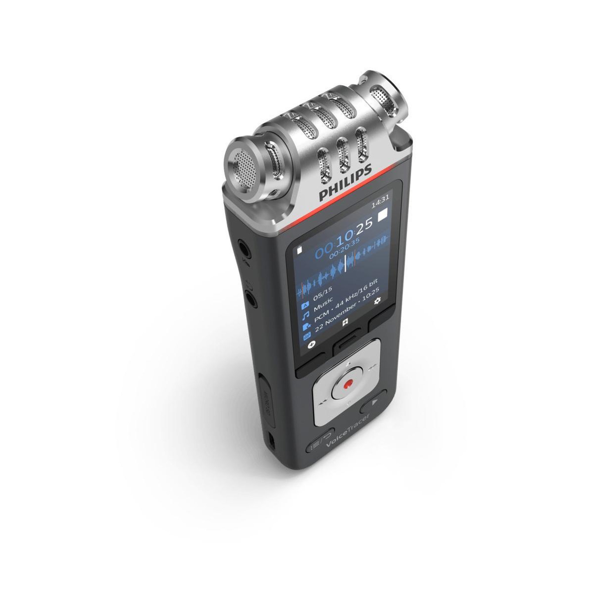 Voir la diapositive 3 : Philips Dictaphone Philips Voice Tracer DVT7110/00 haute fidélité