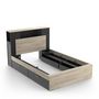Voir la diapositive 9 : Lit 140x190/200 cm avec rangements 4 tiroirs LOREDANA