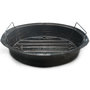 Voir la diapositive 2 : Warmcook Cocotte ovale en acier carbon 46x31cm + grille - 0509+2005
