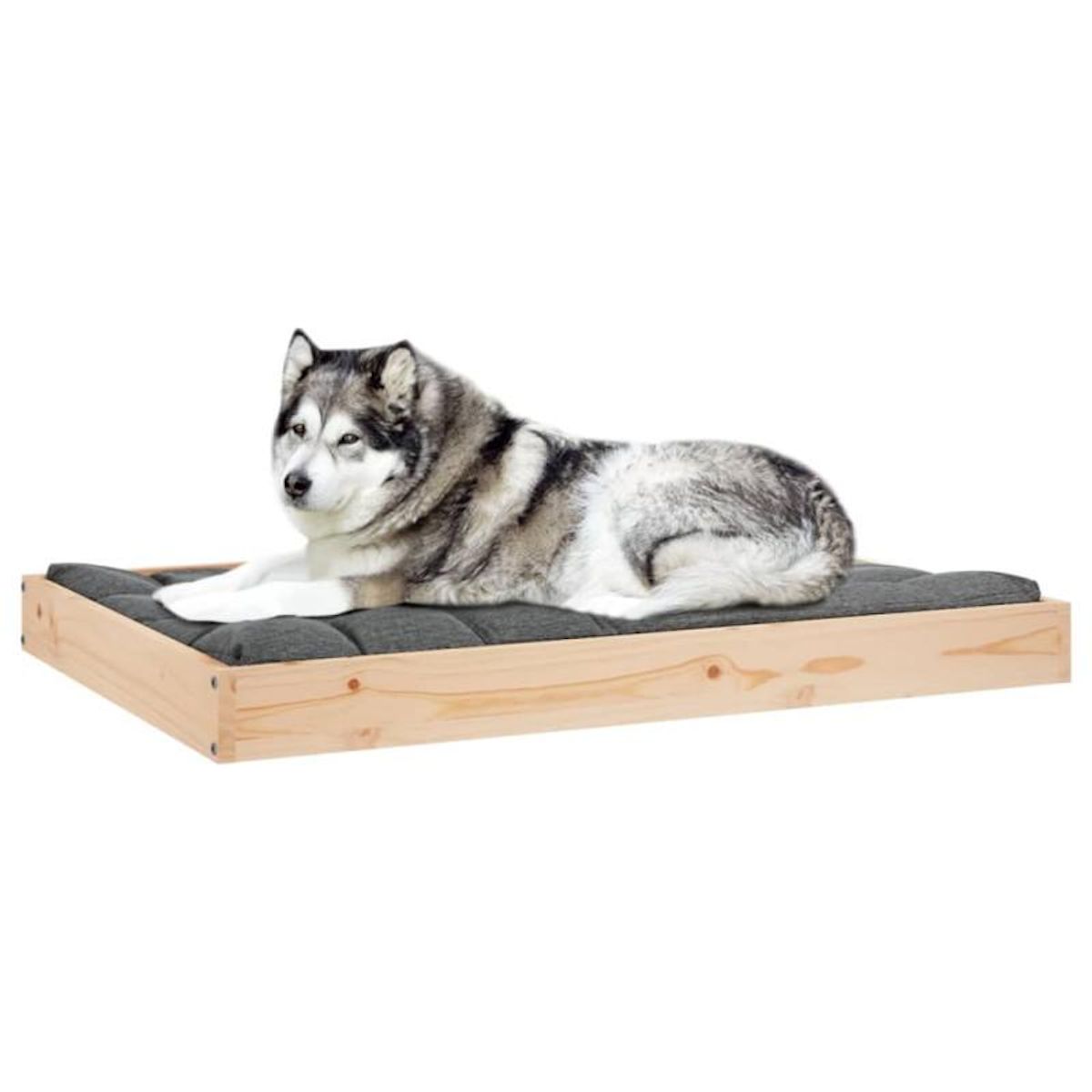 VIDAXL Lit pour chien 101,5x74x9 cm Bois de pin solide
