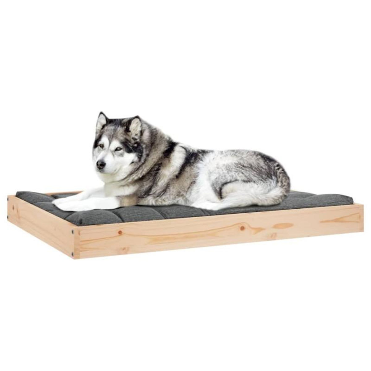 VIDAXL Lit pour chien 101,5x74x9 cm Bois de pin solide