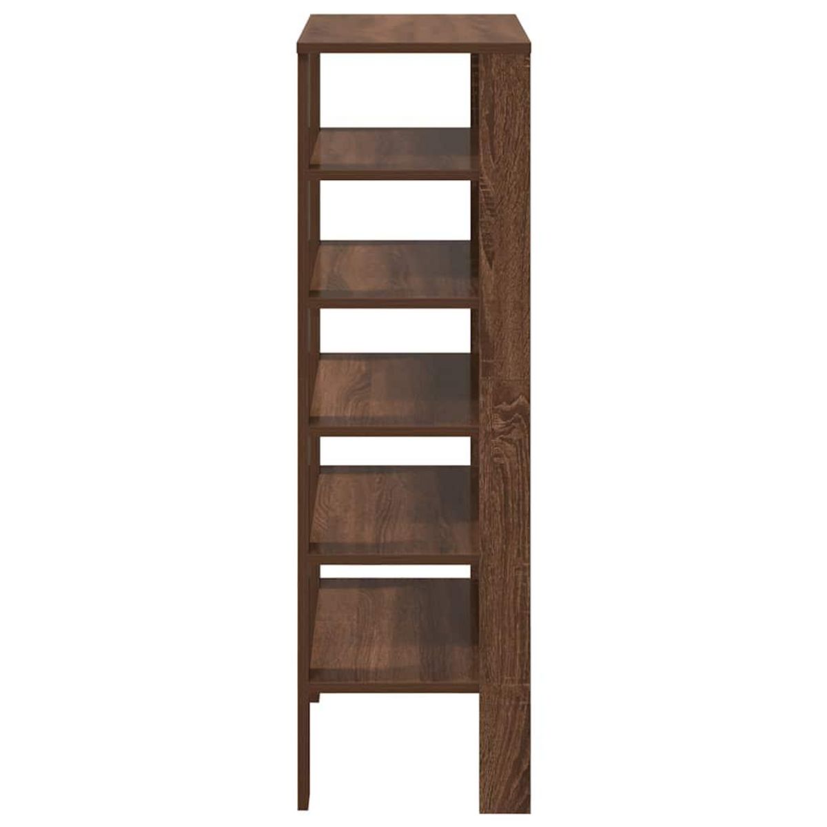 VIDAXL Etagere a chaussures chene marron 61x32x105 cm bois ingenierie