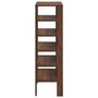 Voir la diapositive 5 : VIDAXL Etagere a chaussures chene marron 61x32x105 cm bois ingenierie