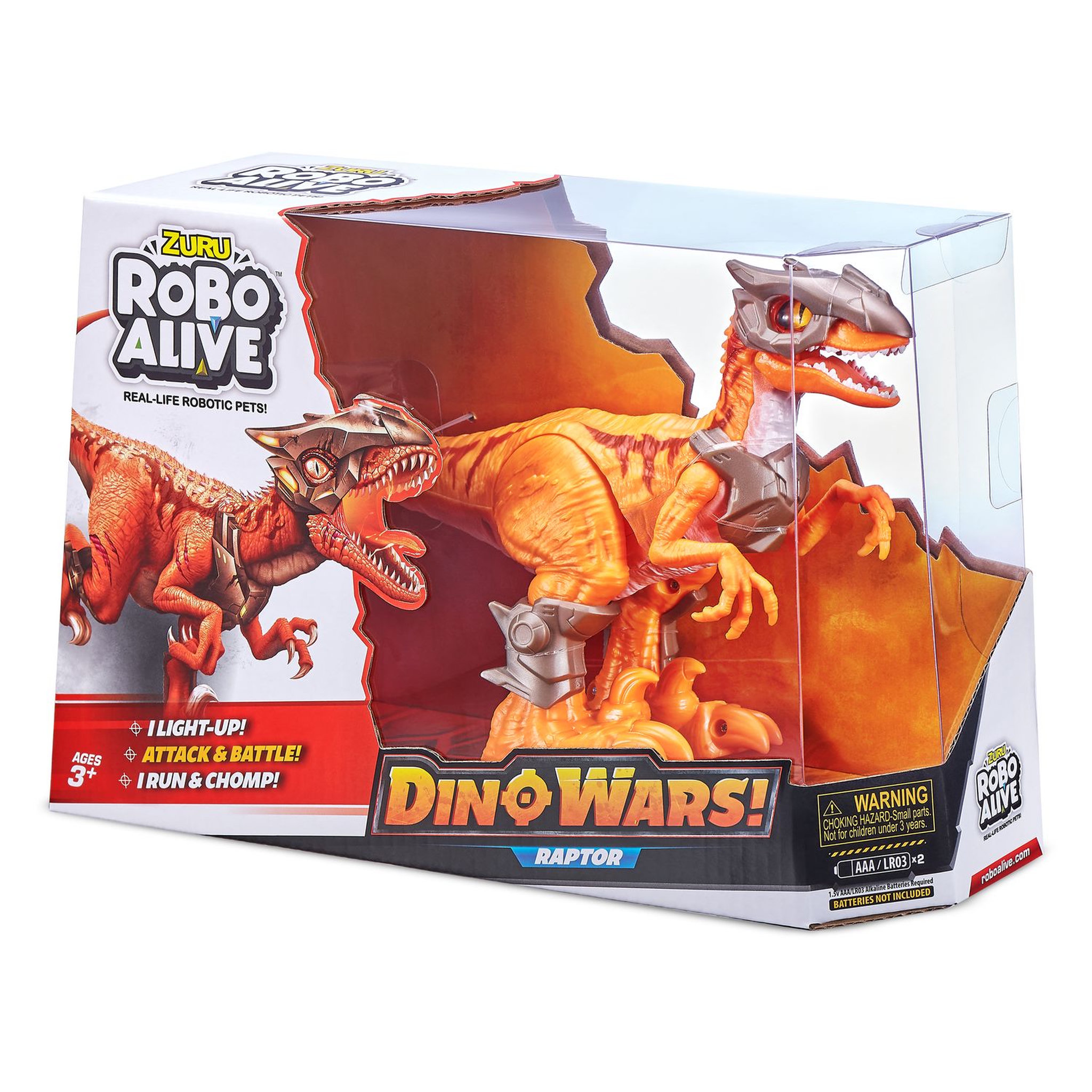 Voir la diapositive 2 : ZURU Figurine Dino Wars Raptor 