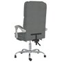 Voir la diapositive 5 : VIDAXL Fauteuil de massage inclinable de bureau Gris fonce Tissu