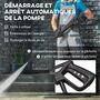 Voir la diapositive 6 : HOMCOM Nettoyeur haute pression 1800 W - 150 bars max. - 510 l/h max. - 2 roues - PP bleu noir