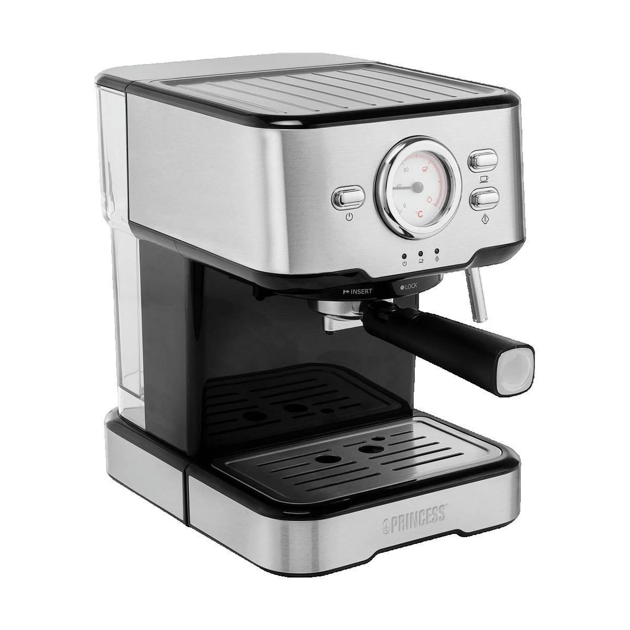 PRINCESS Machine à cafè Princess Espresso acier inoxydable