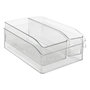 Voir la diapositive 1 : FIVE Lot de 3 Bacs de Rangement Frigo  Smart Fridge  30cm Transparent