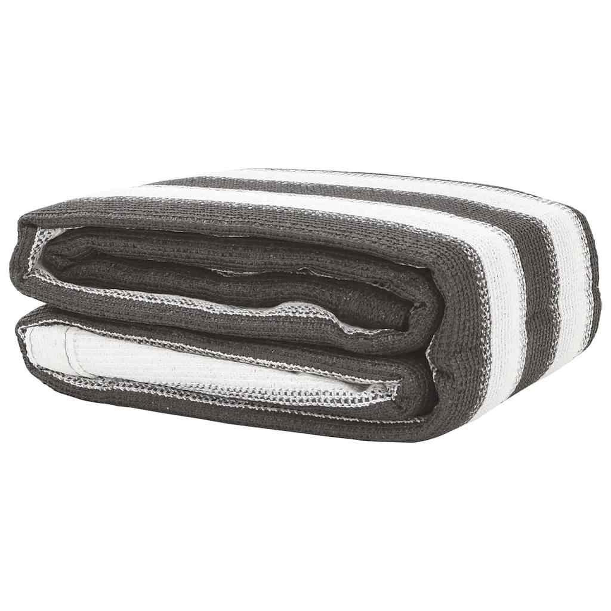 VIDAXL Tapis de tente 250x600 cm anthracite et blanc