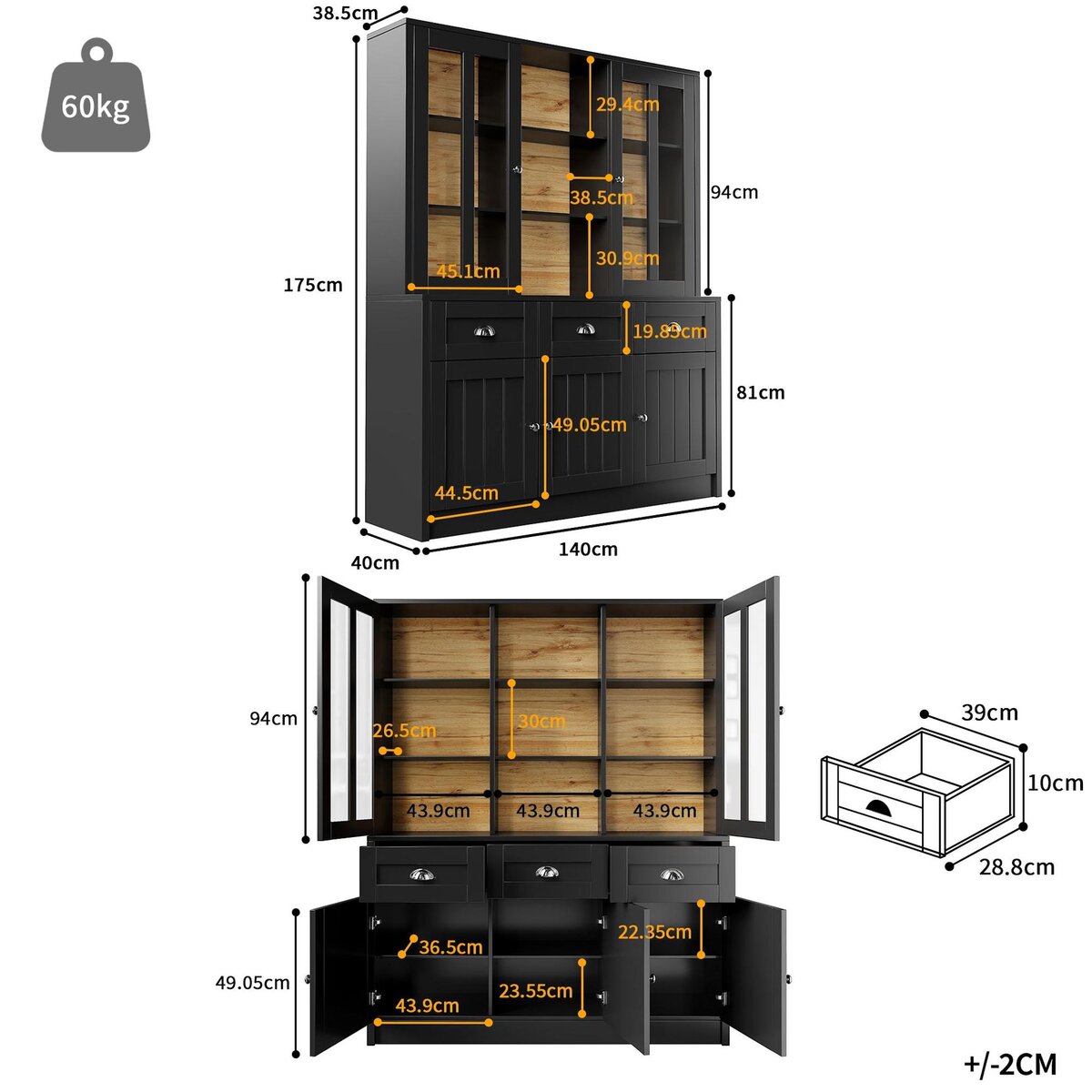 MERAX Buffet de cuisine