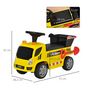 Voir la diapositive 3 : HOMCOM Porteur enfant camion 18-36 mois benne basculante pelle effets sonores lumineux noir jaune