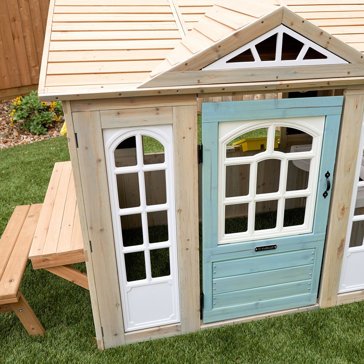 Kidkraft Cabane en bois d'extérieur Meadowlane Market