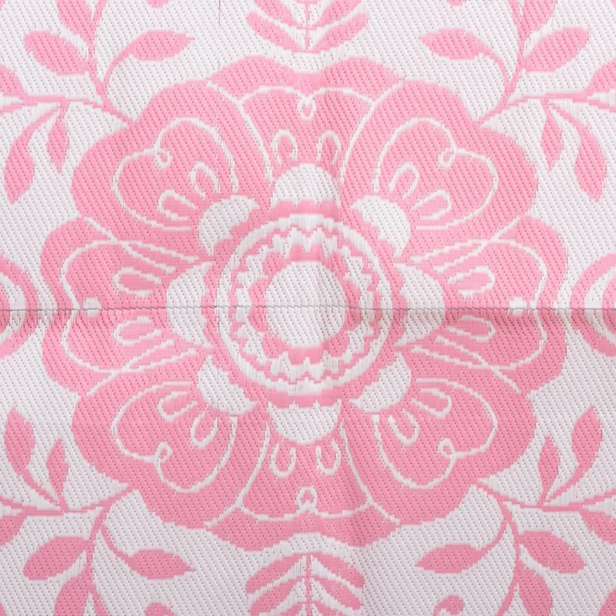 VIDAXL Tapis d'exterieur ARAKIL rose 160x230 cm PP