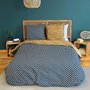 Voir la diapositive 3 : Home collection Parure de couette 3 pcs 240x220 100% coton 52 fils, aschwini
