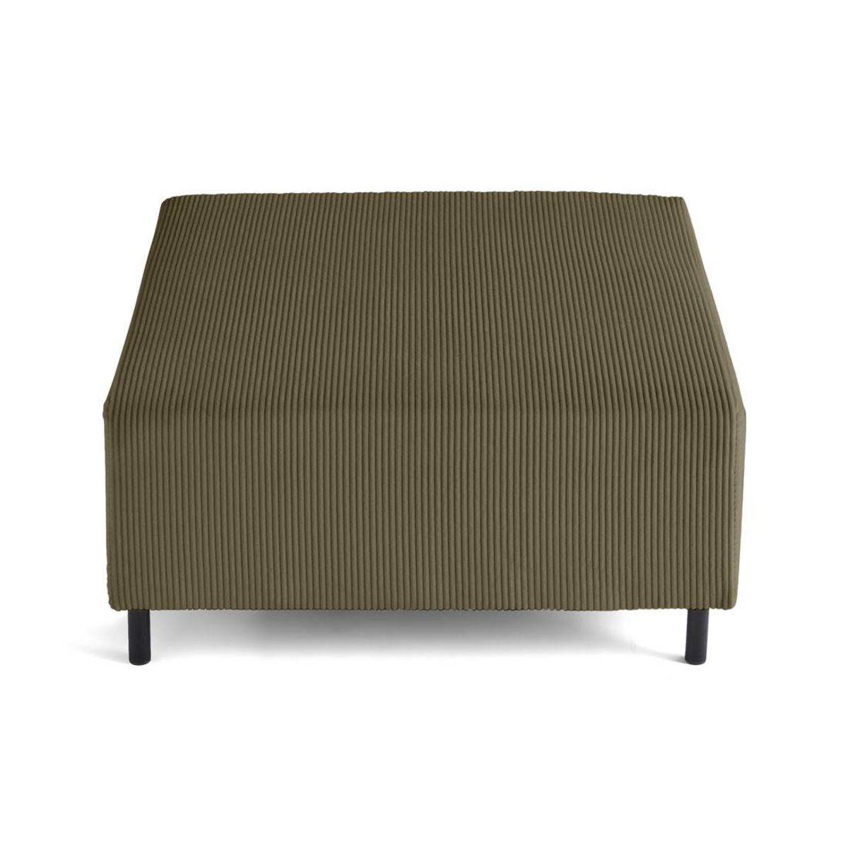 LISA DESIGN Edinburg - pouf modulable - en velours côtelé
