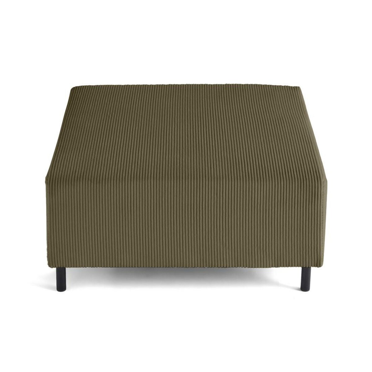LISA DESIGN Edinburg - pouf modulable - en velours côtelé