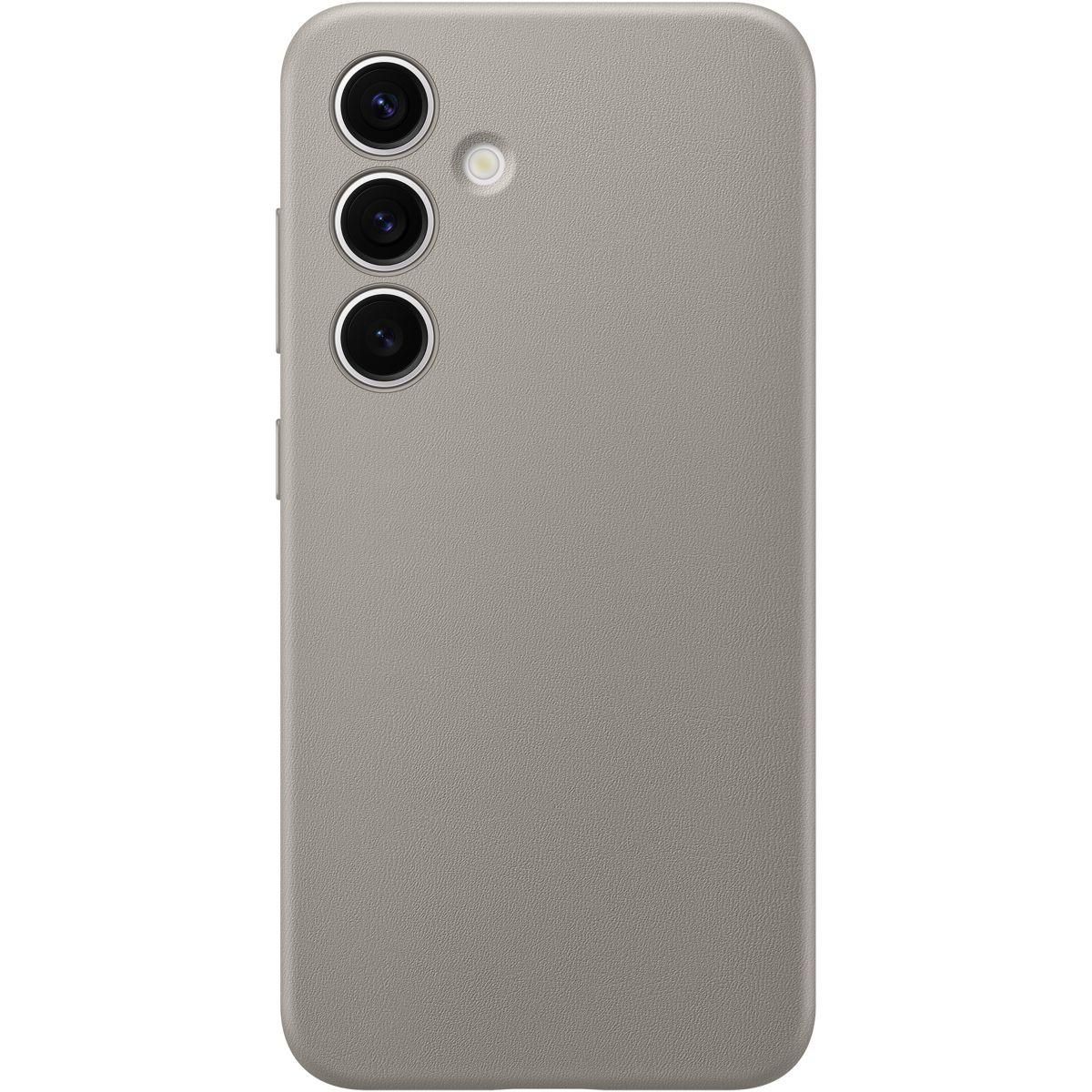 Samsung Coque Samsung S24 cuir taupe