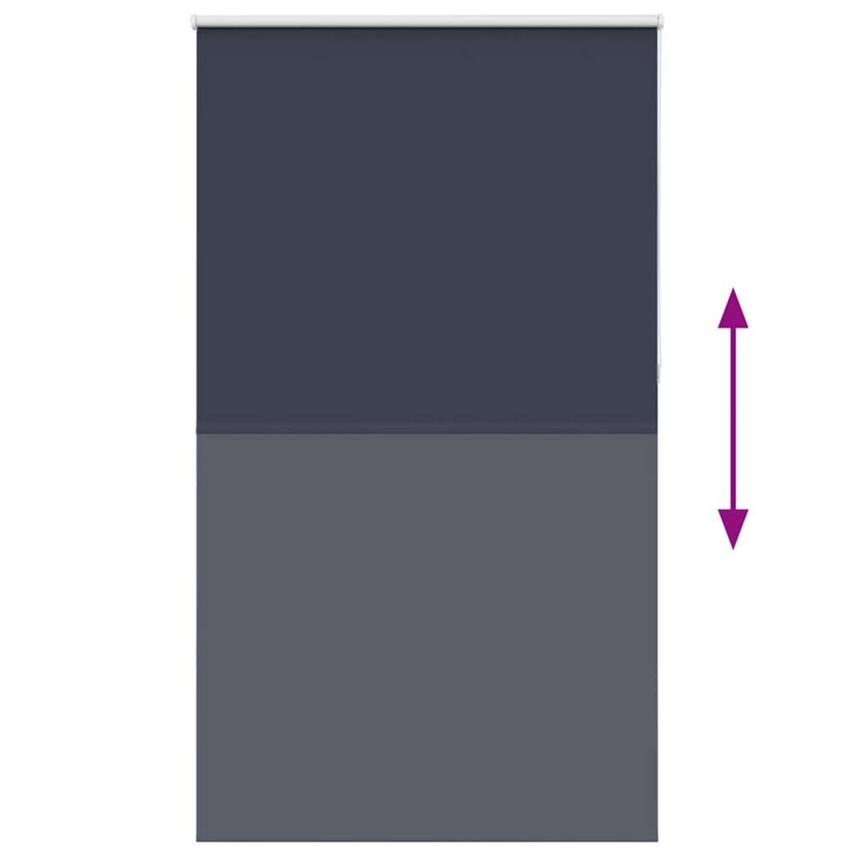 VIDAXL Store enrouleur occultant cafe 125x230 cm largeur du tissu