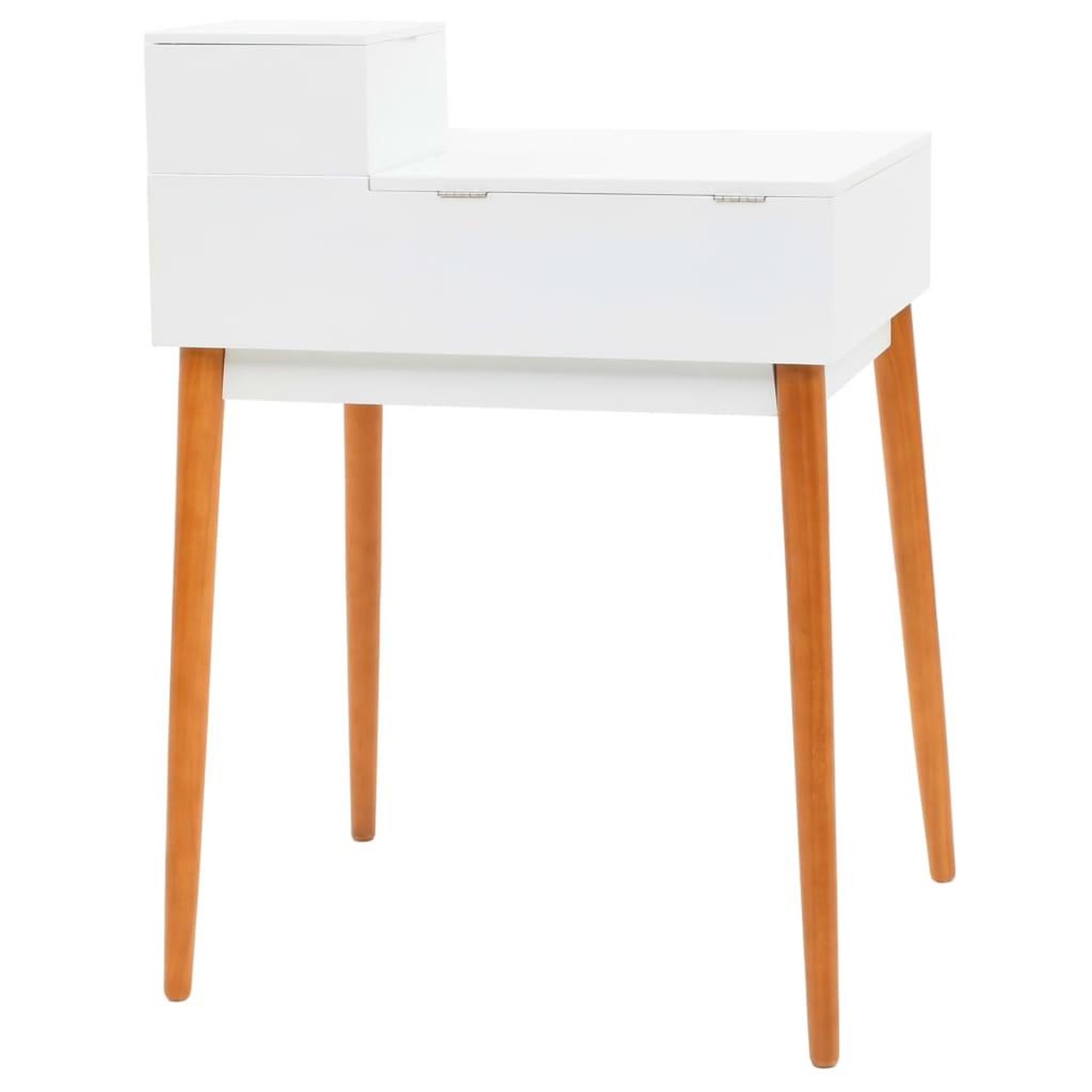 Voir la diapositive 5 : VIDAXL Coiffeuse avec miroir mdf 60 x 50 x 86 cm