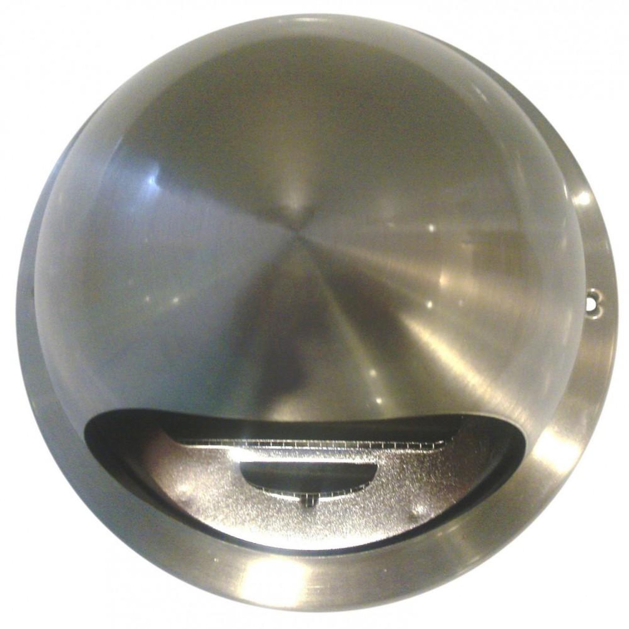 CENTRALE BRICO Bouche d'extraction acier inoxydable vernis Diam.18.3 cm
