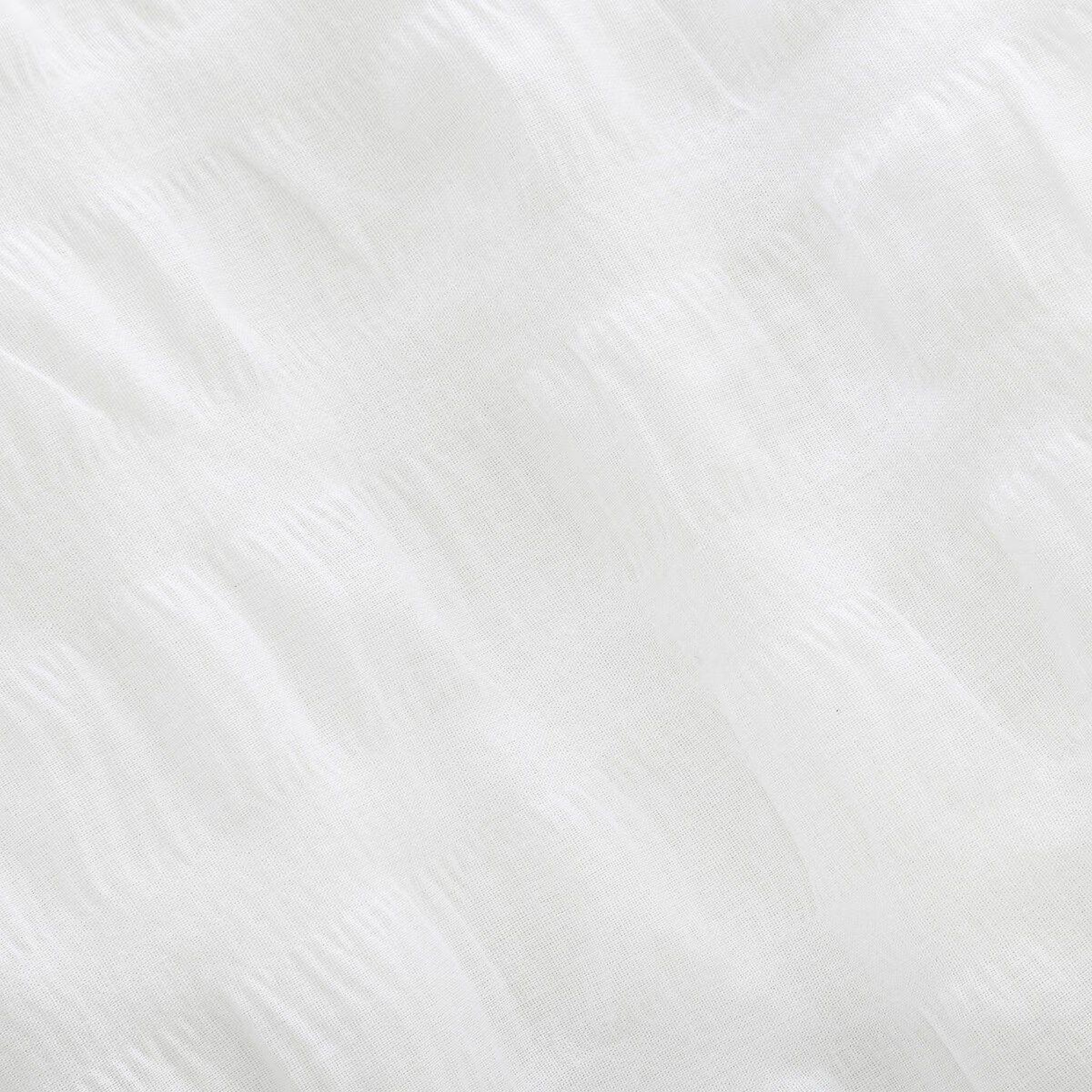 Voir la diapositive 3 : ATMOSPHERA Parure de lit 3 pièces  seersucker  240x220cm blanc