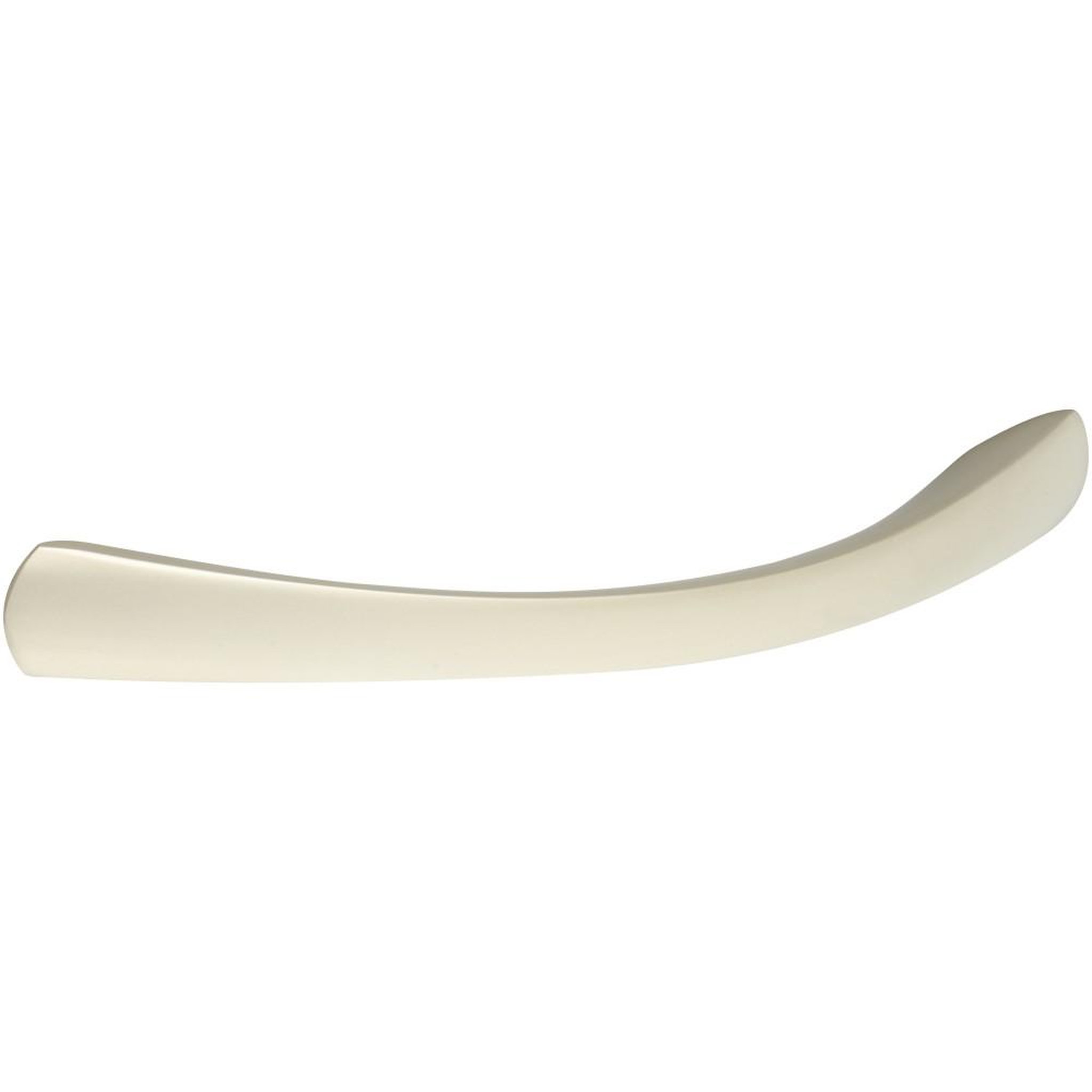 CENTRALE BRICO Poignée de meuble aluminium satiné, entraxe 128 mm