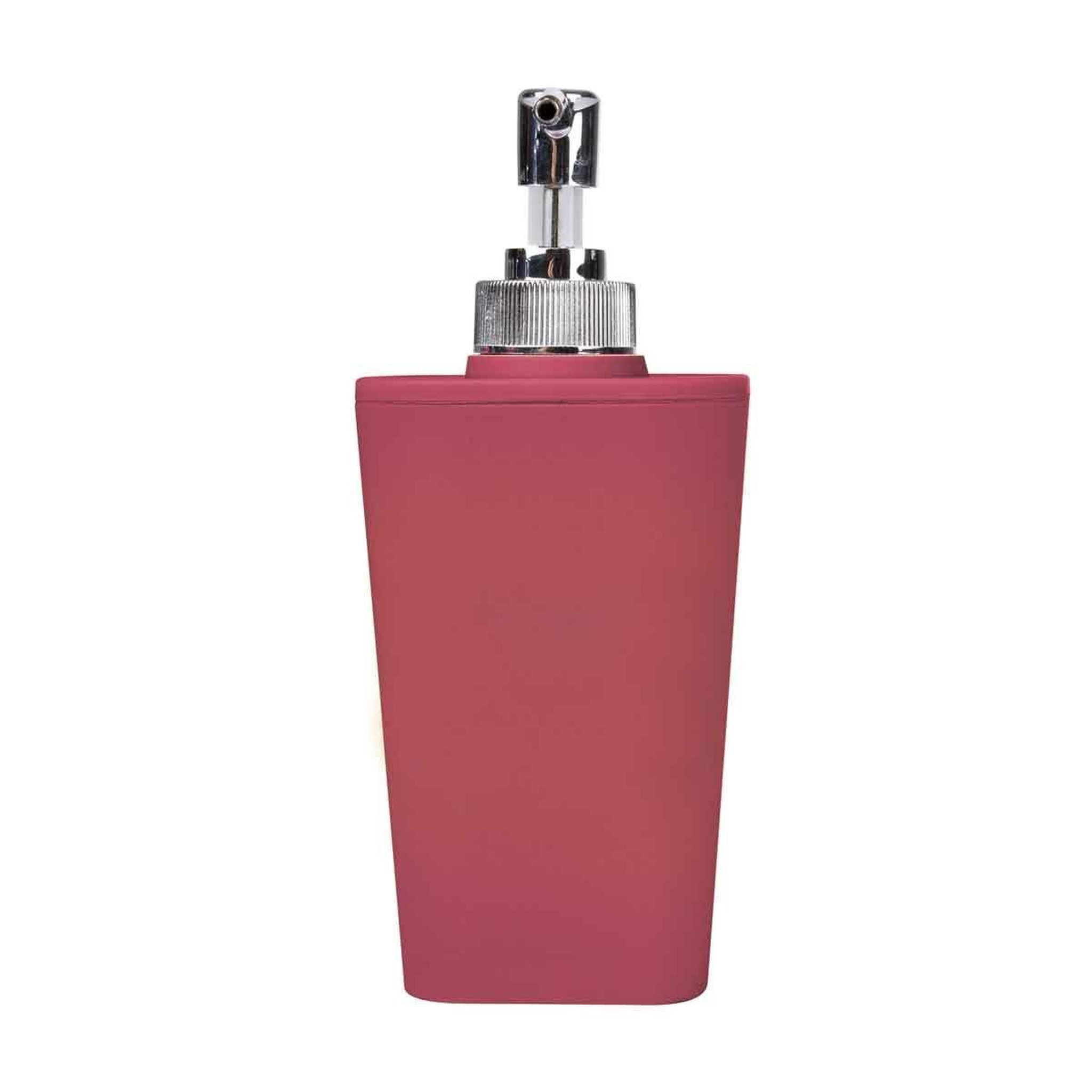 Voir la diapositive 2 : Douceur d'Intérieur Distributeur de savon soft touch  vitamine  18cm framboise