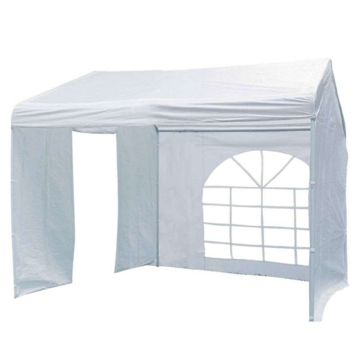  Tente de réception Luxe blanche avec côtés 3 x 3 m