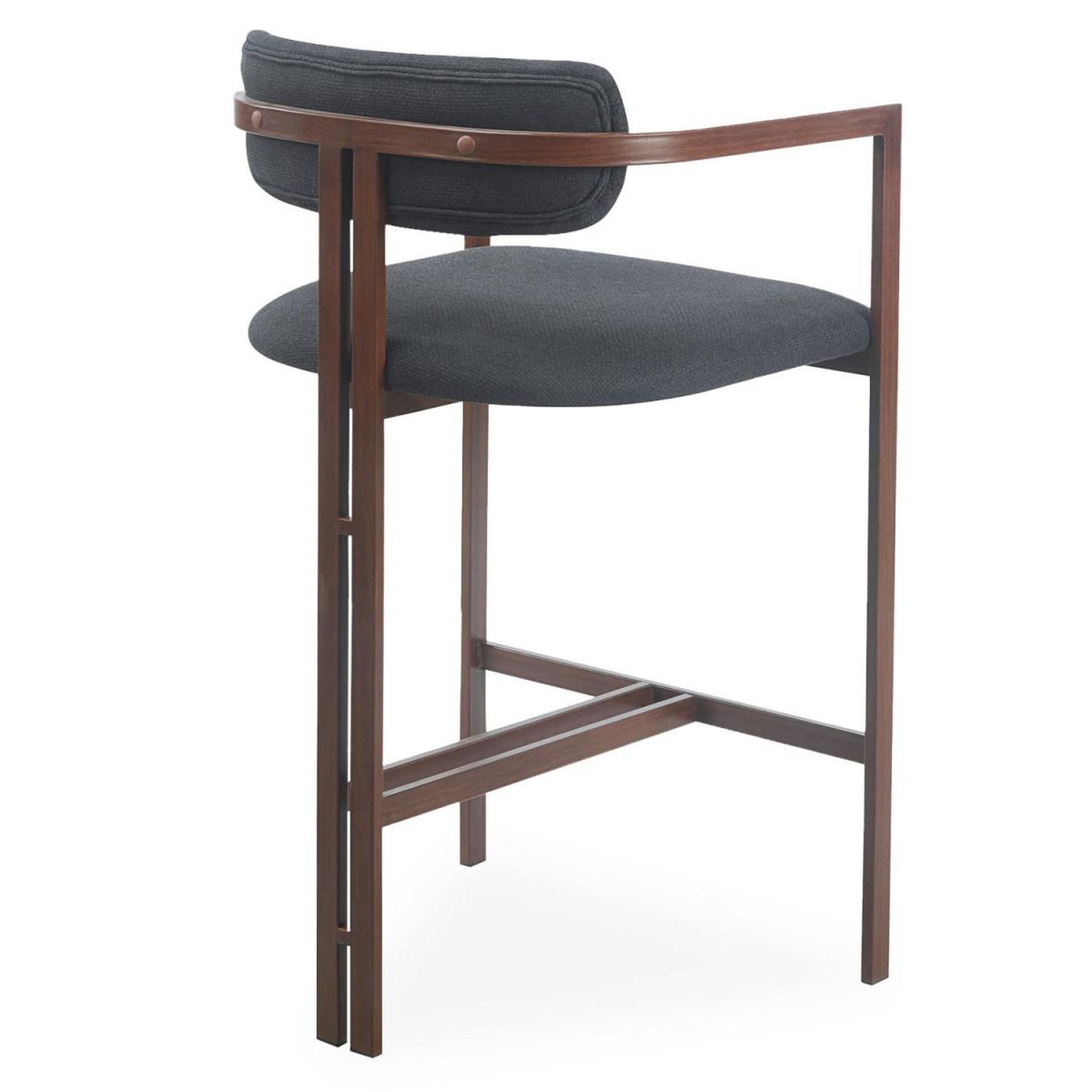 Voir la diapositive 5 : Paris Prix Lot de 2 chaises de bar design  galia  103cm anthracite