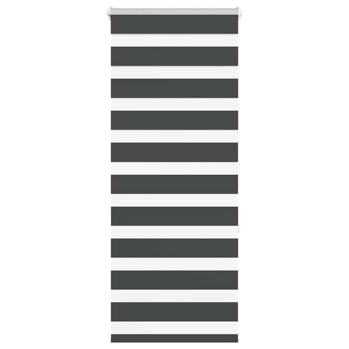 VIDAXL Store zebre noir 65x150 cm largeur du tissu 60,9 cm polyester