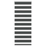 VIDAXL Store zebre noir 65x150 cm largeur du tissu 60,9 cm polyester