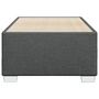 Voir la diapositive 4 : VIDAXL Cadre de lit sans matelas gris fonce 80x200 cm tissu