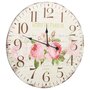 Voir la diapositive 3 : VIDAXL Horloge murale vintage Fleur 60 cm